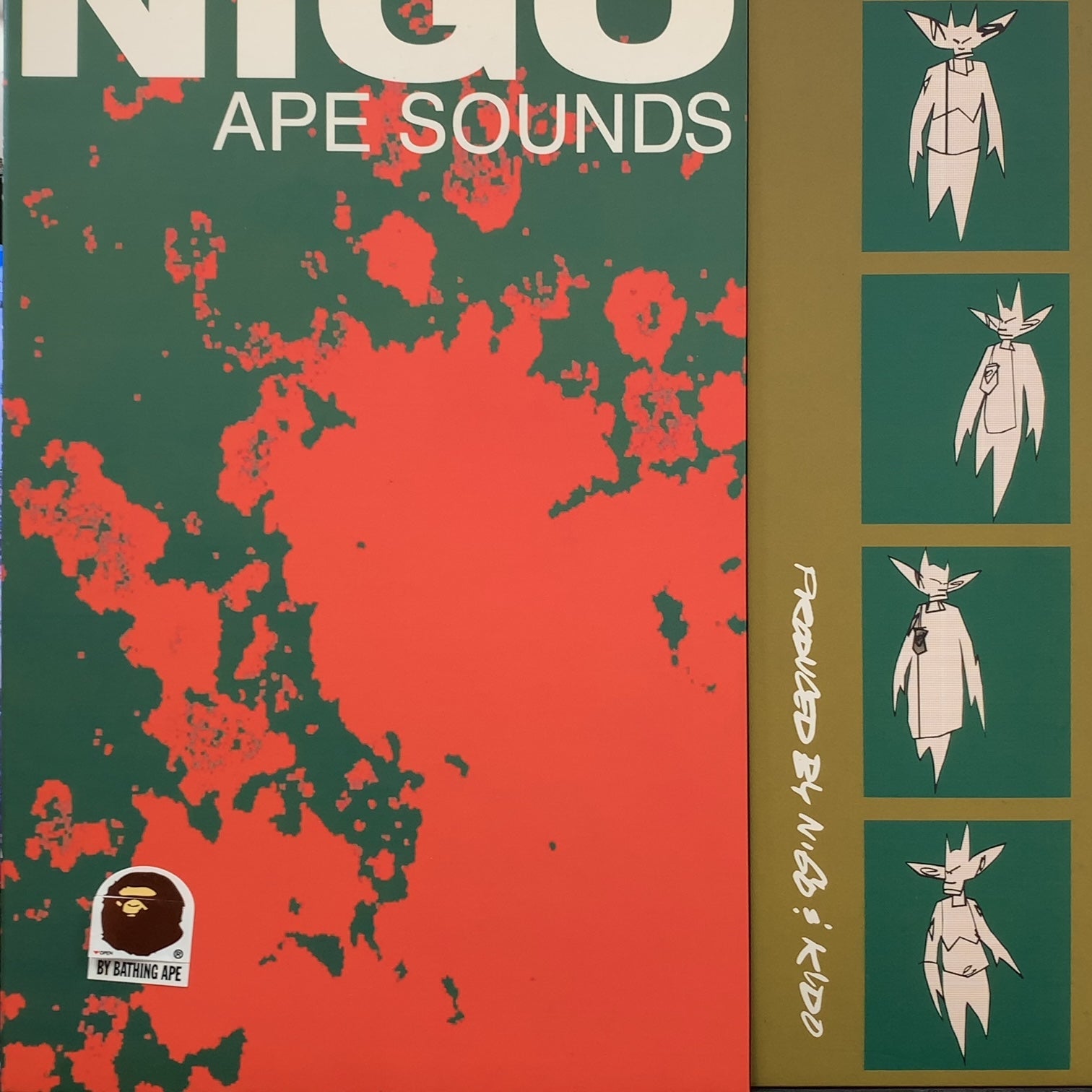 bape nigo ape sound futura レコード2LP - 洋楽