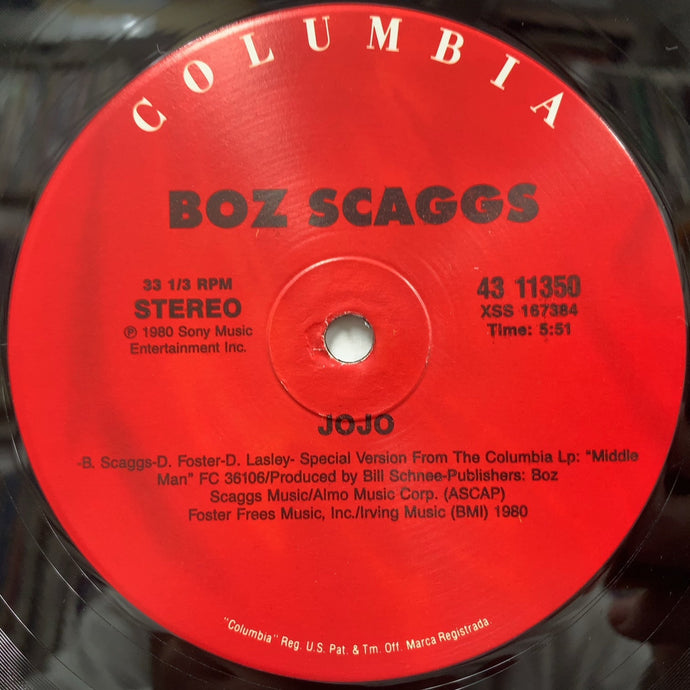 BOZ SCAGGS / JOJO (12inch) – TICRO MARKET